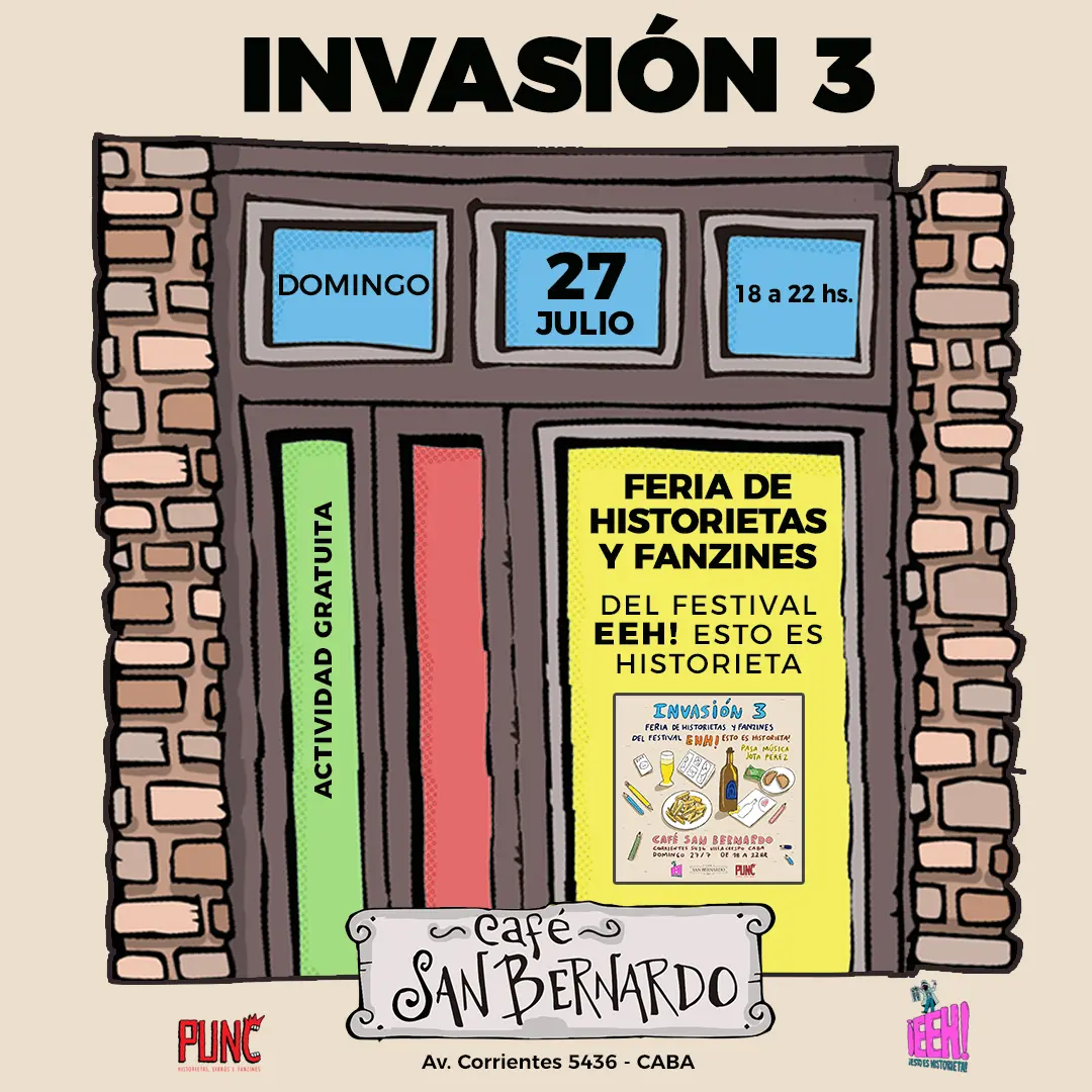 Invasión 3ra edición - Feria de Historietas y Fanzines