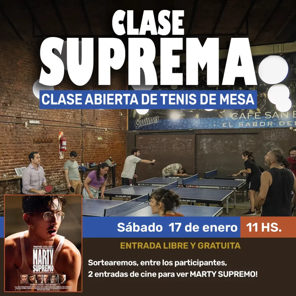 Clase Abierta de Tenis de mesa