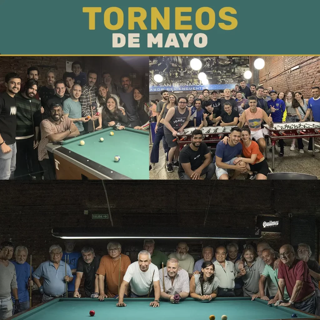Torneos de mayo en Café San Bernardo